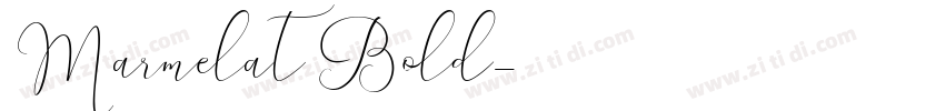 Marmelat Bold字体转换